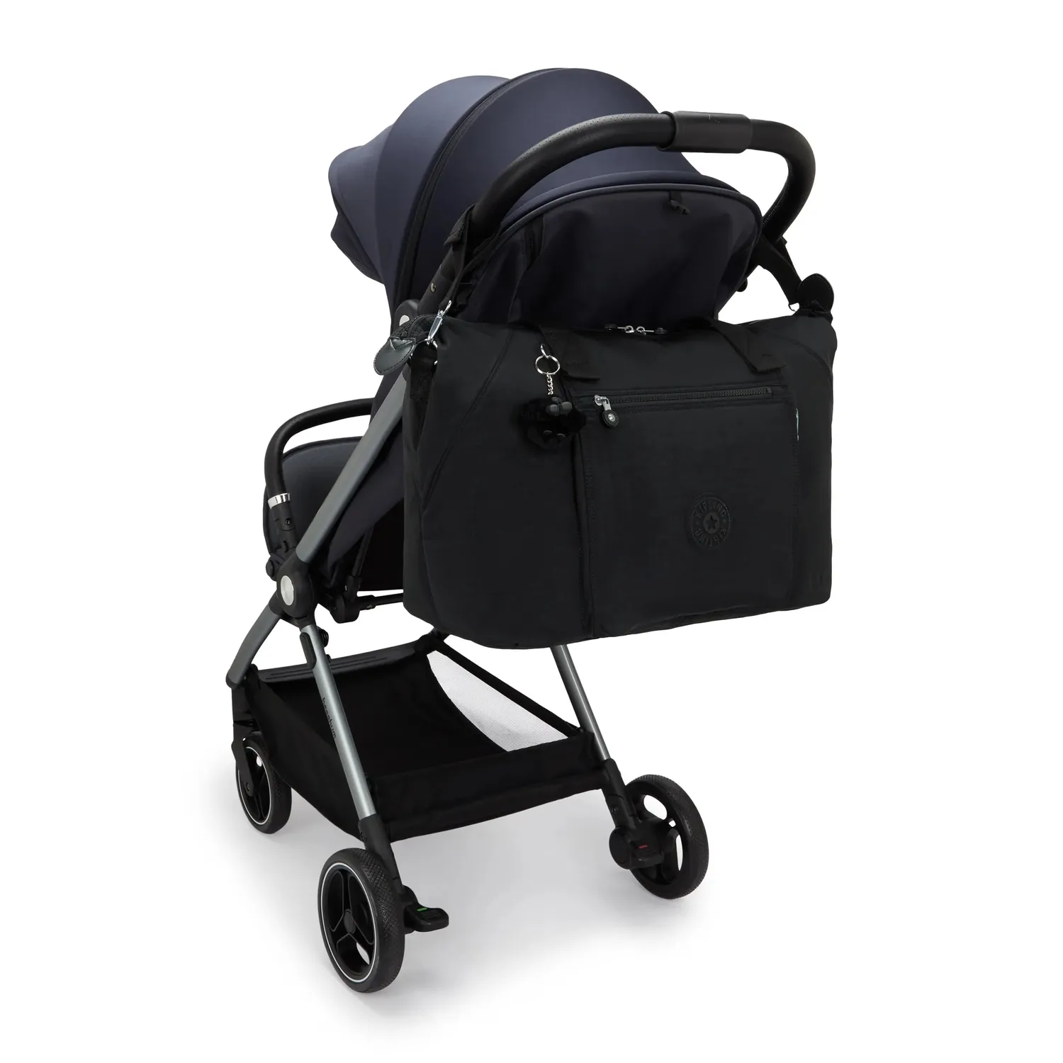 Kipling New Art M luiertas groot Black Noir met matje