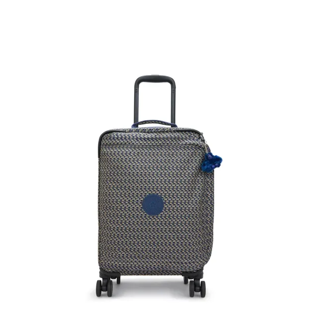 Kipling Spontaneous S Koffer Klein Blue on Wire lichtgewicht