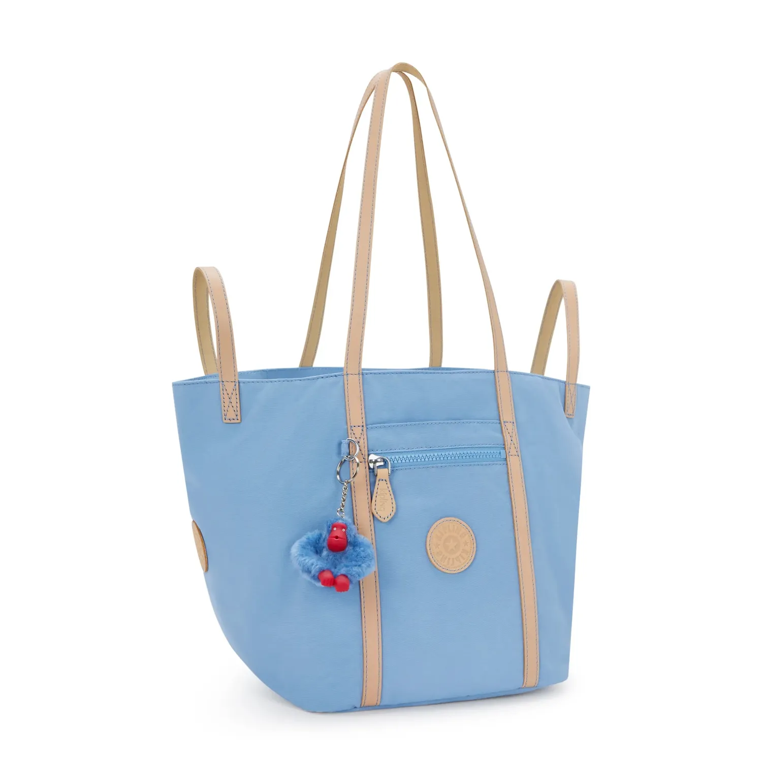 Kipling Raimo schoudertas Cotton Air Blue Klein magnetisch