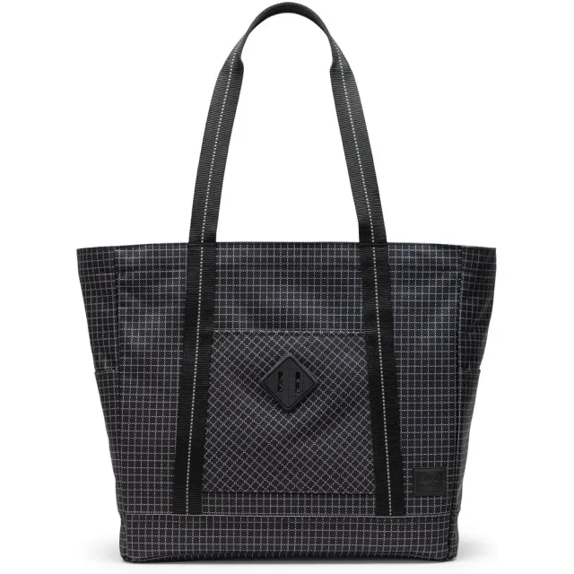 Herschel Heritage Grid tote shopper zwart