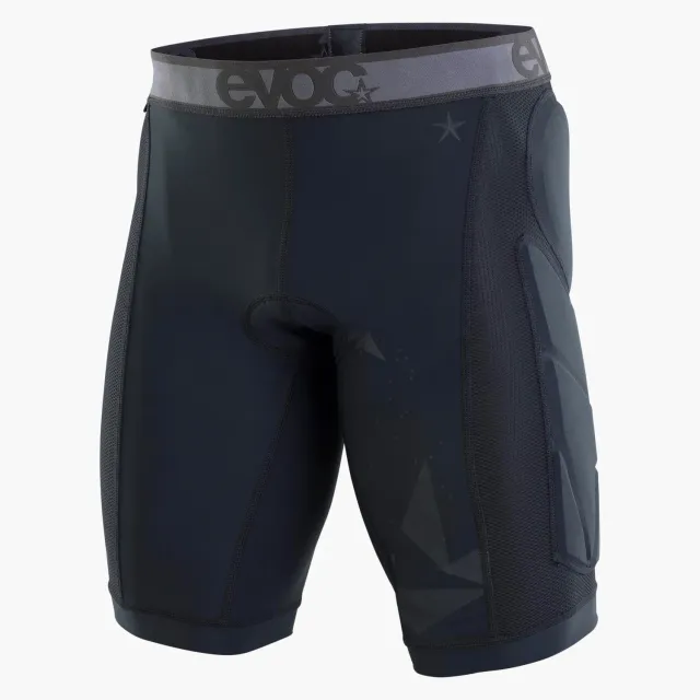 Evoc Crash Pants Bike fietsbroek zwart met heupbescherming