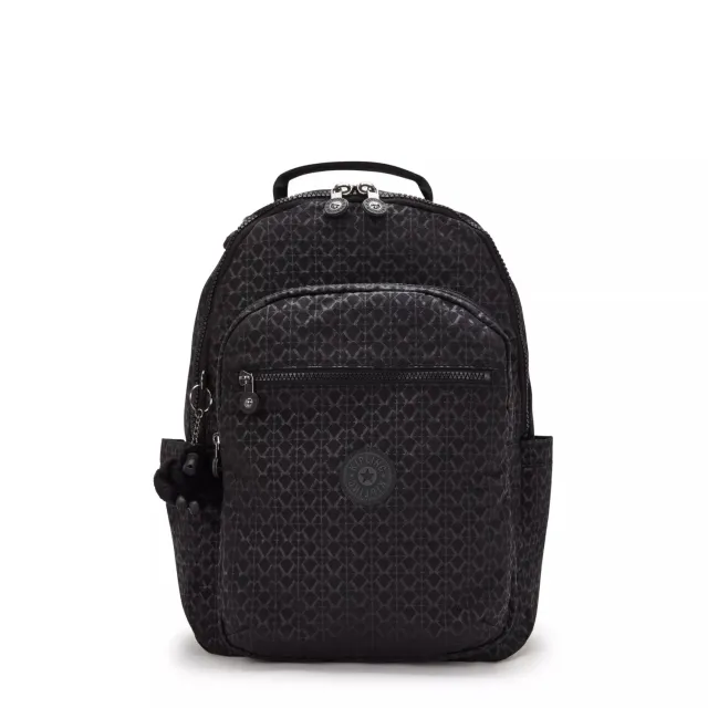 Kipling Seoul rugzak Groot Signature Emb werk