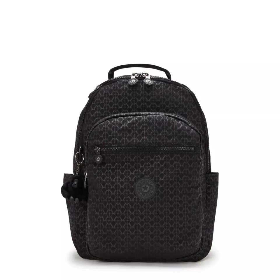 Kipling Seoul rugzak Groot Signature Emb werk