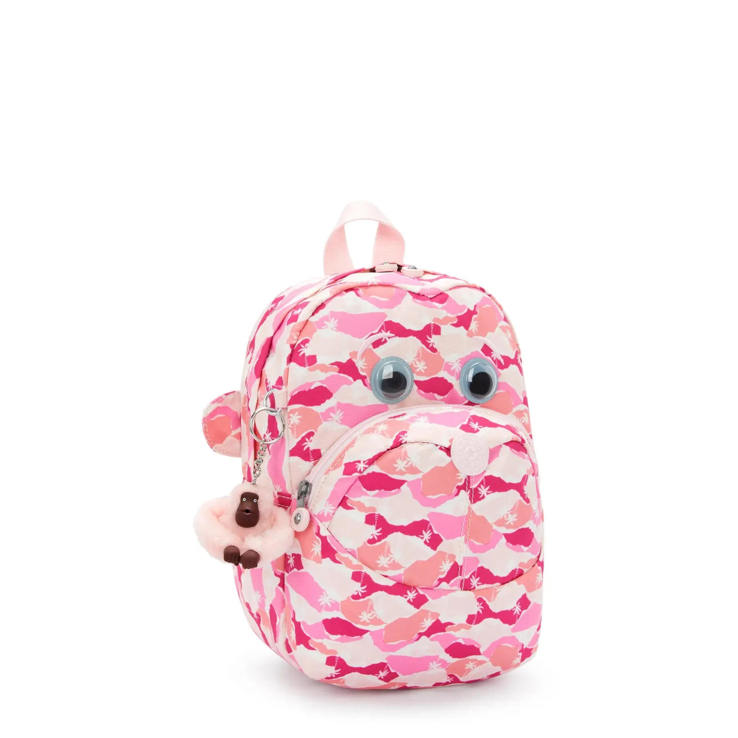 Kipling Faster rugzak klein Pink Palm waterafstotend