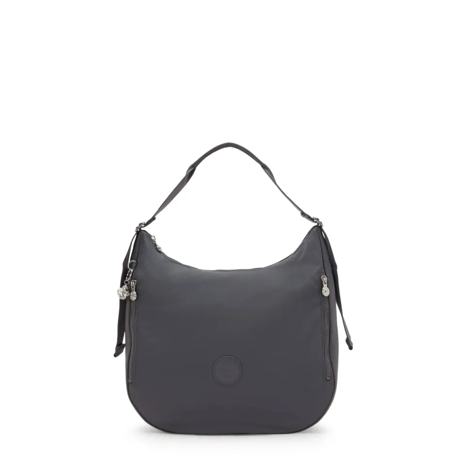 Kipling Khloe schoudertas Groot Moonlit Slate rond model