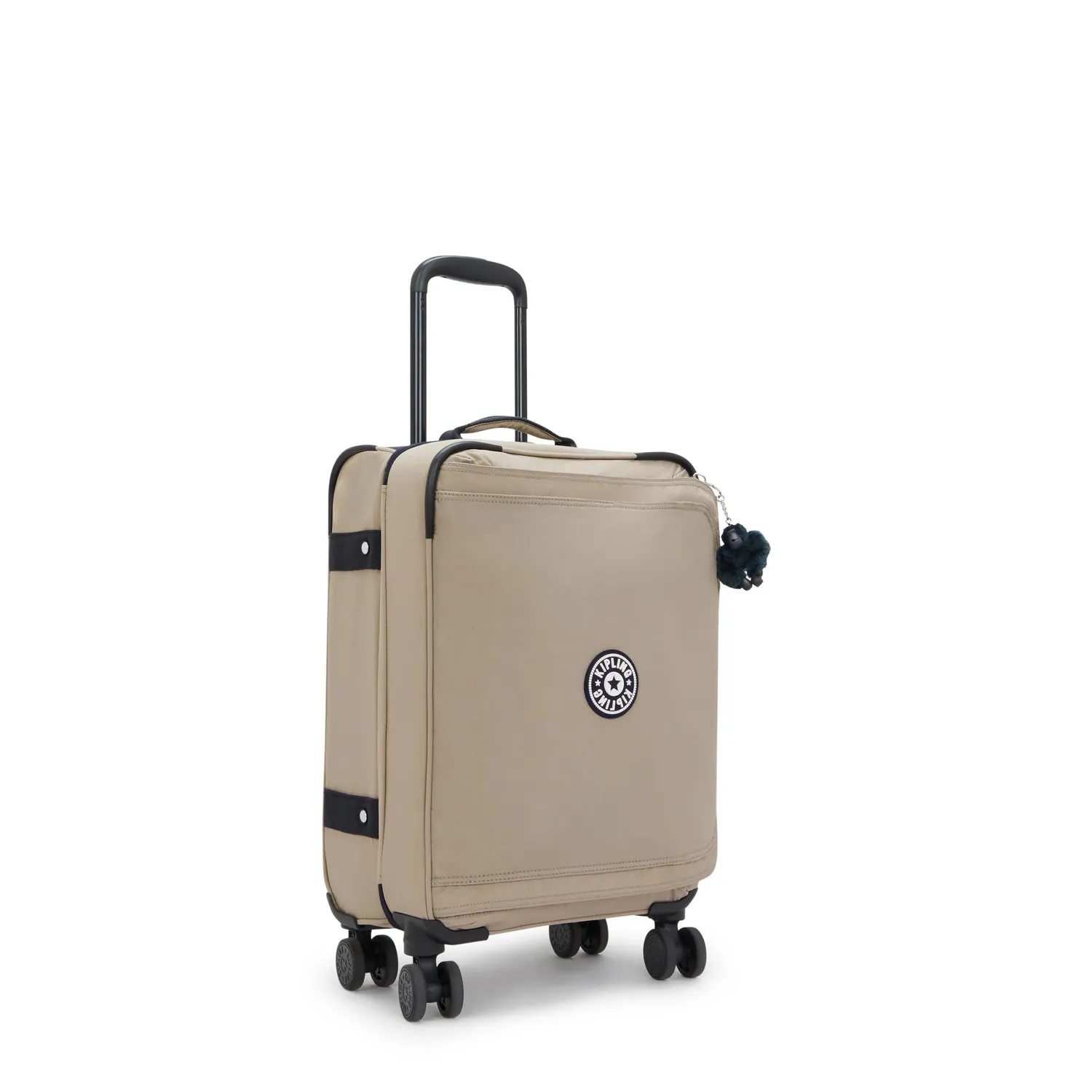 Kipling Spontaneous S koffer Soft Taupe Combo klein handbagage