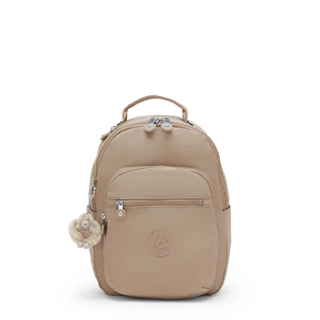 Kipling Seoul S kleine rugzak Tan Beige 11 inch