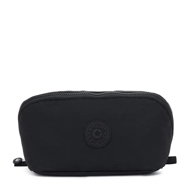 Kipling Mirko M toilettas groot Black Noir wijd