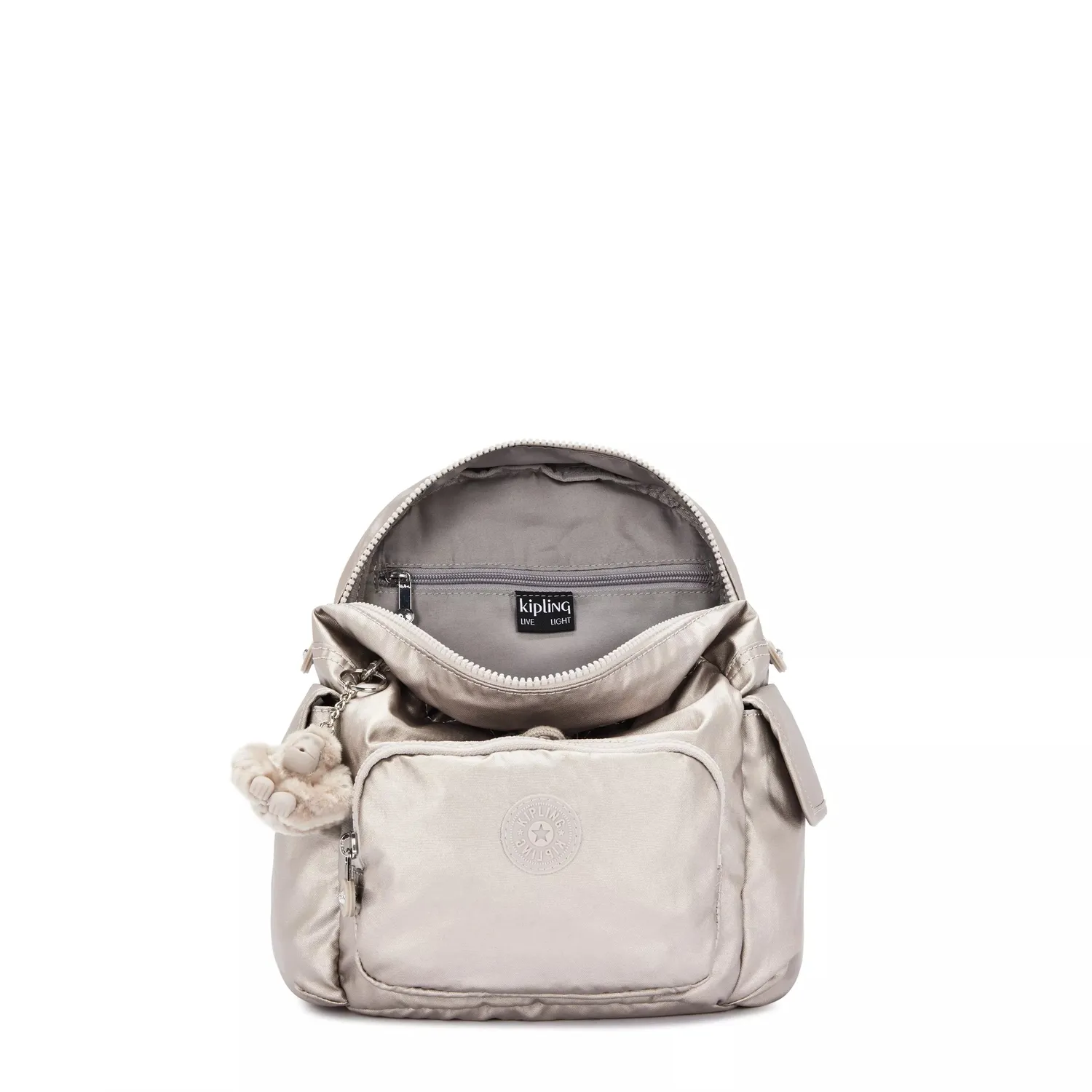 Kipling City Pack Mini rugzak Metallic Glow extra klein