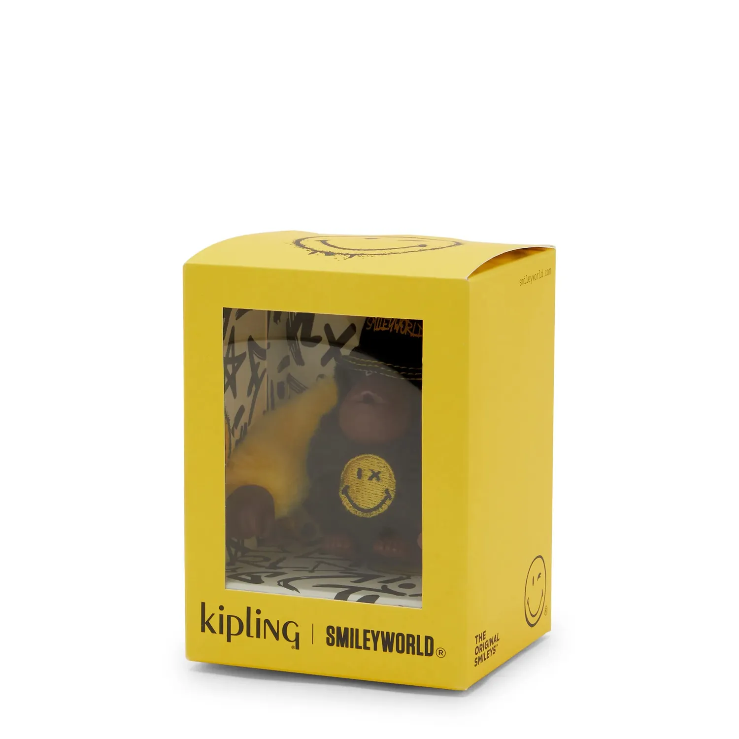 Kipling Happy Monkey sleutelhanger Happy Yellow pluche