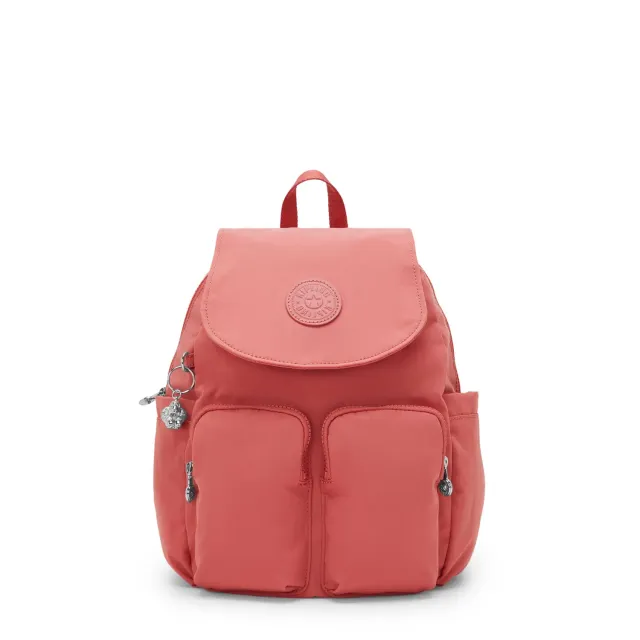 Kipling City Pocket S rugzak Misty Pink klein klepsluiting