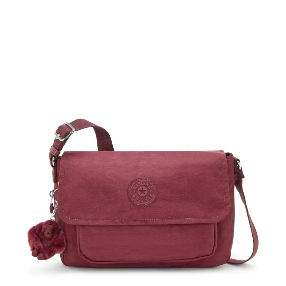 Kipling Dalma crossbody Lounge Wine met sleutelkoord