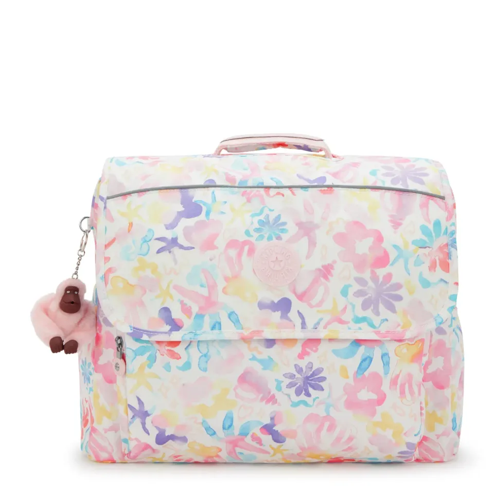 Kipling Codie L schooltas Aqua Sea groot A4