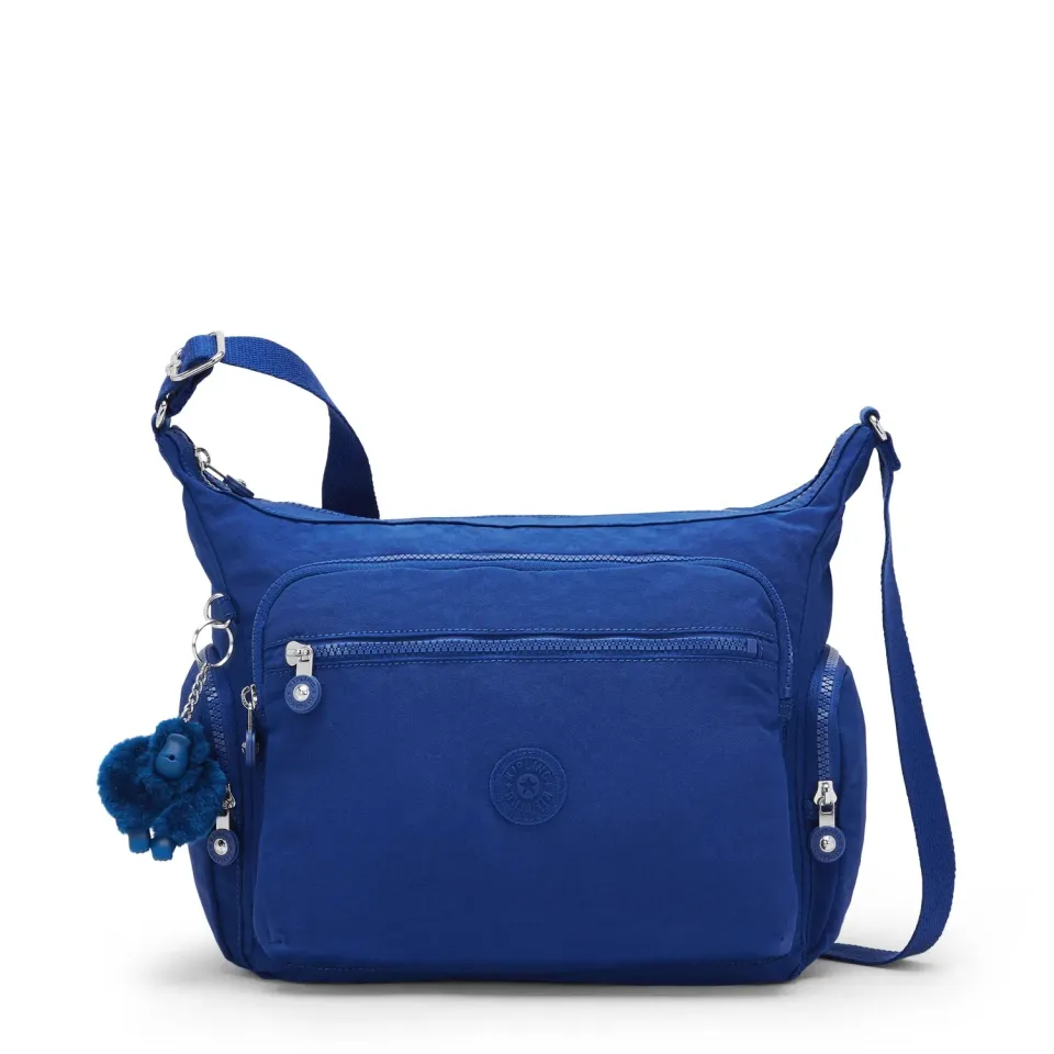 Kipling Gabbie crossbody tas Blazing Blue Groot verstelbare band