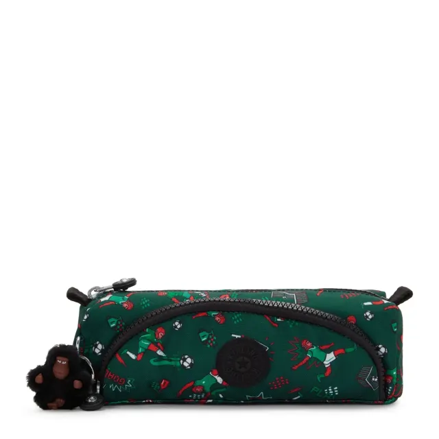 Kipling Cute pennenzak Soccer Print medium nylon