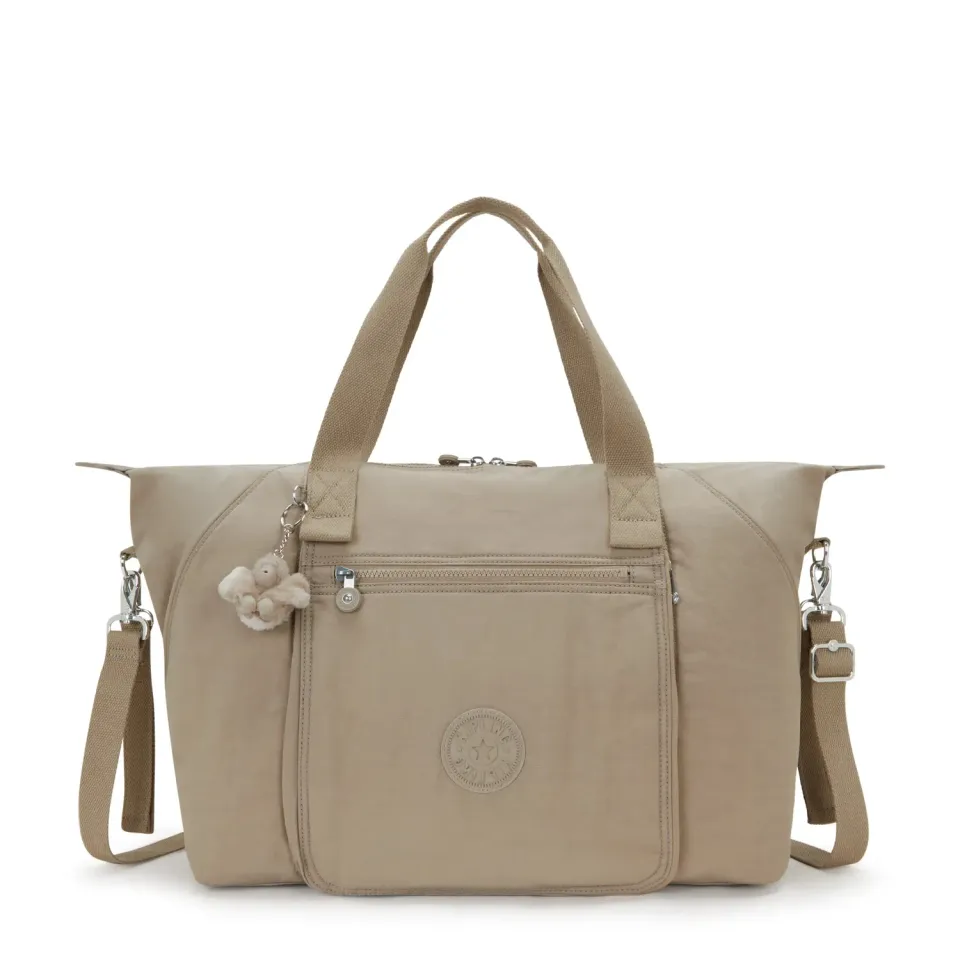 Kipling New Art M babytas Soft Taupe met verschoonmatje