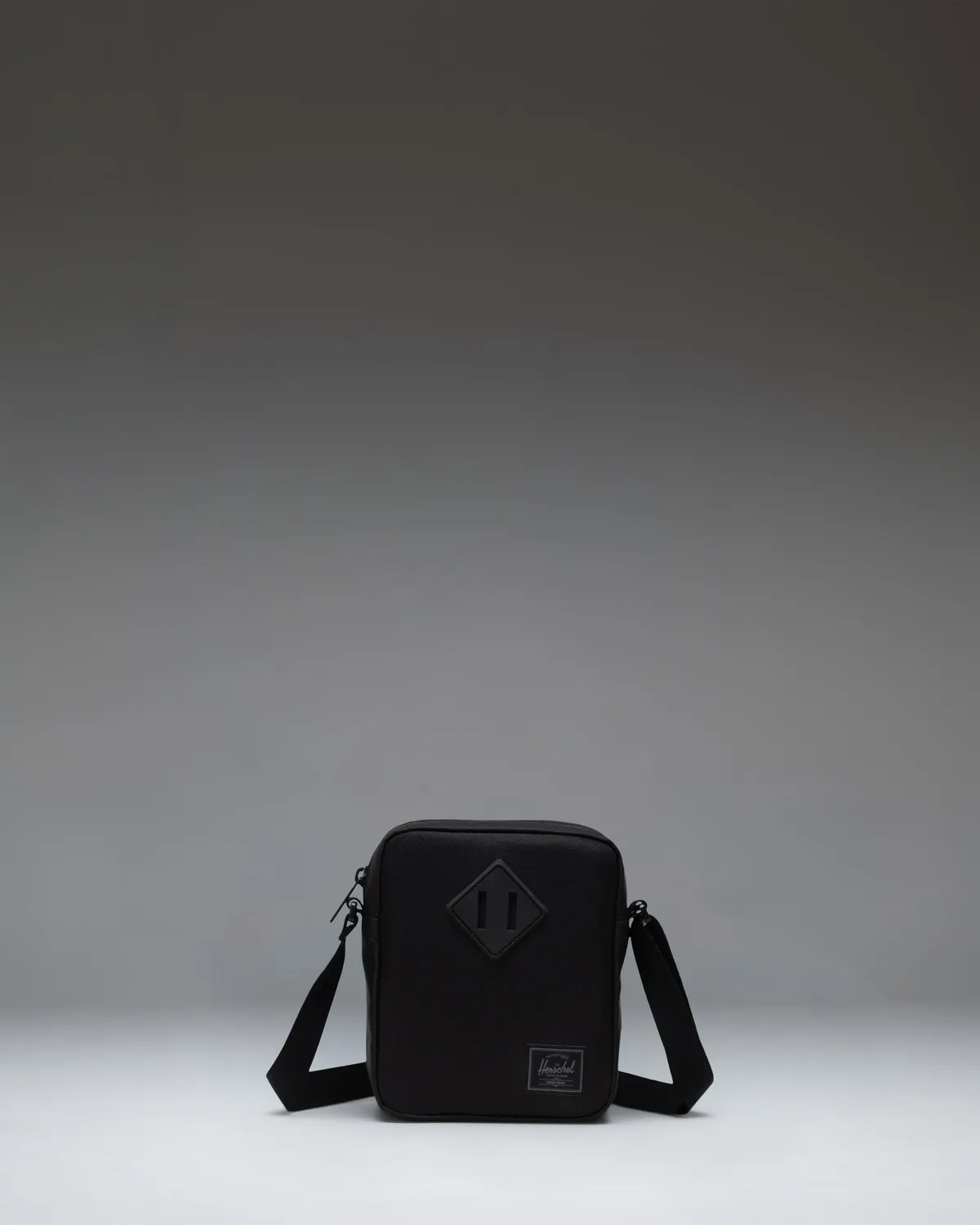 Herschel Heritage Crossbody tas zwart ruitmotief