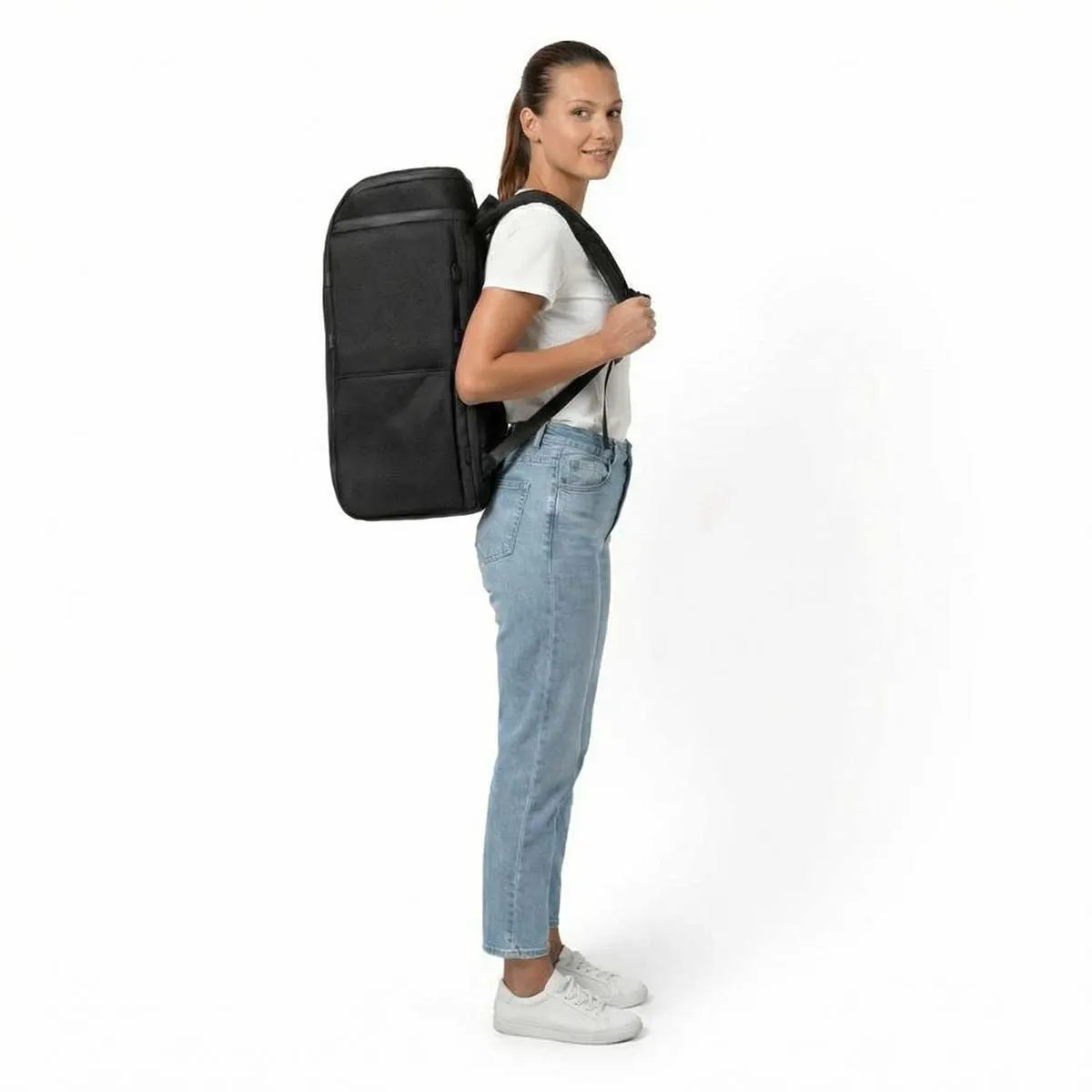 ZEEKSACK The Organizer 40L rugzak zwart canvas