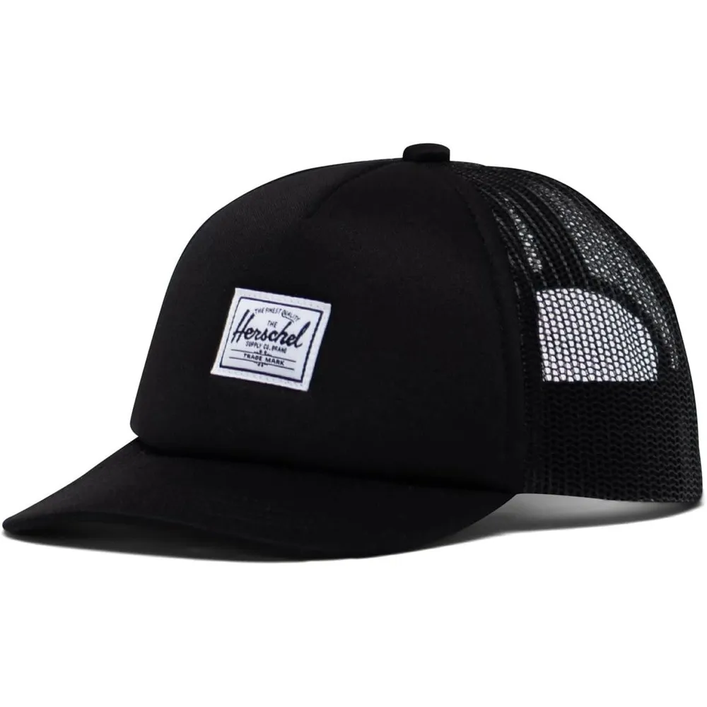 Herschel Whaler Kids Pet Zwart katoen mesh