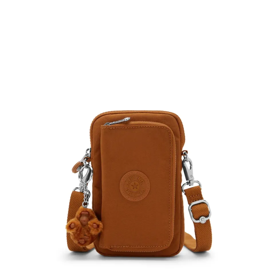 Kipling Telmo portemonnee Stylish Mokka klein met riem