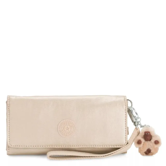 Kipling Rubi portemonnee Groot Starry Gold Metallic goud