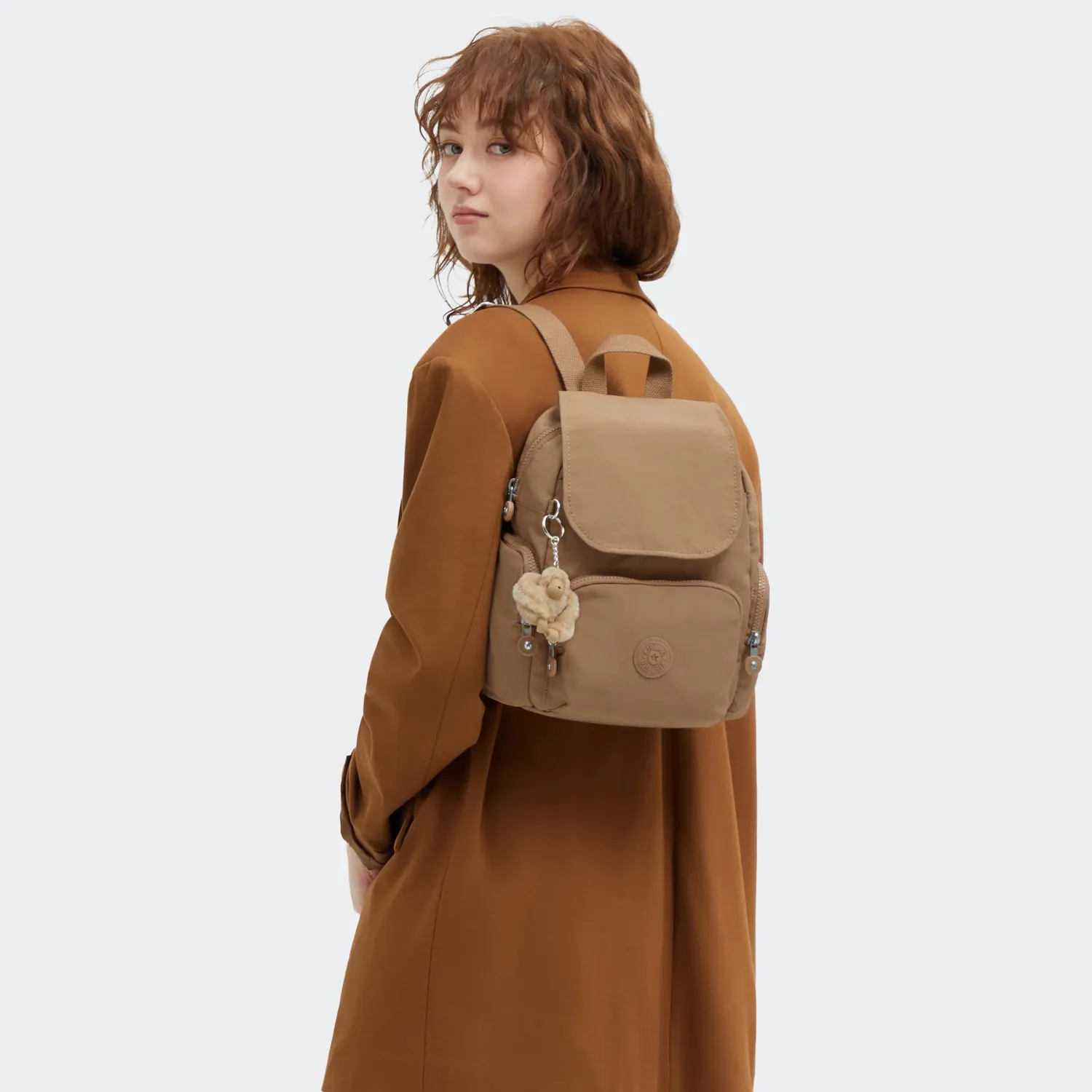 Kipling City Zip Mini rugzak Early Tan neutraal
