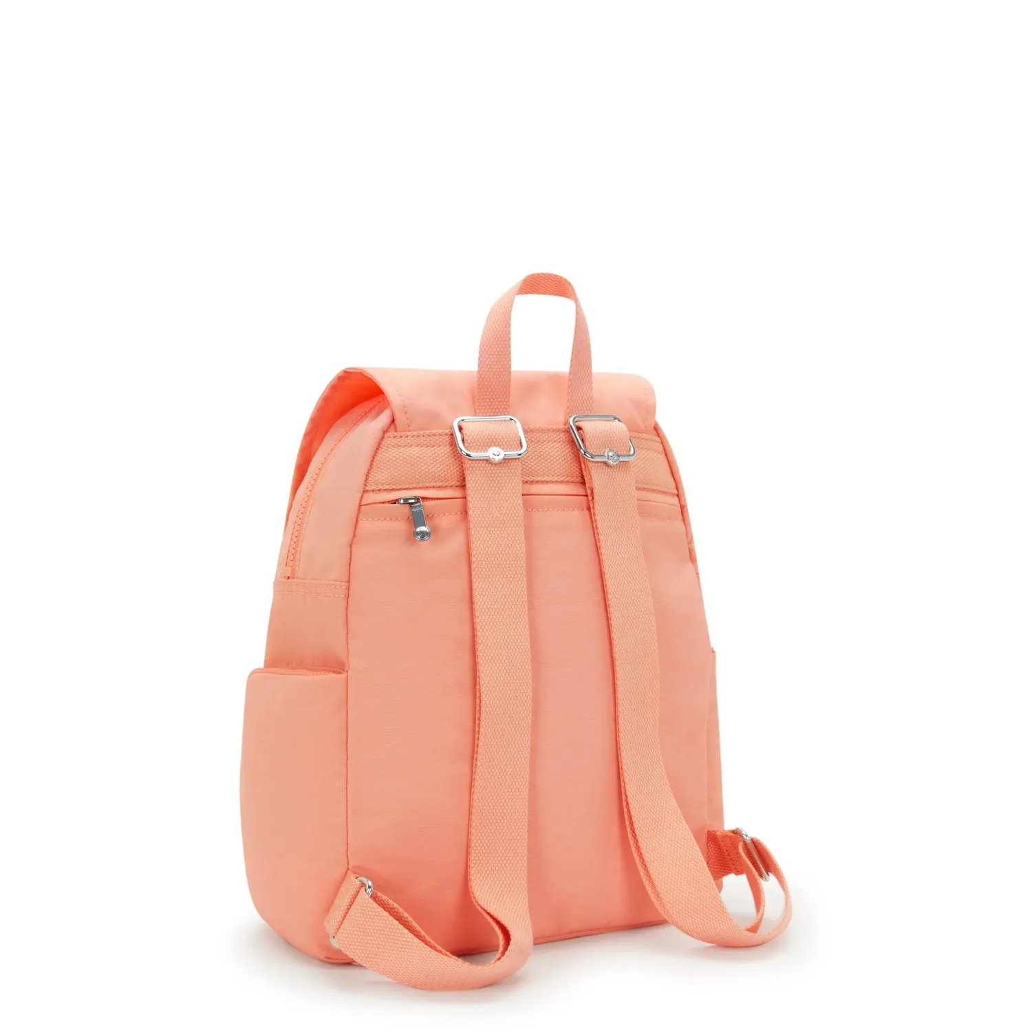 Kipling City Zip S rugzak Pinky Orange klein met magneetklep