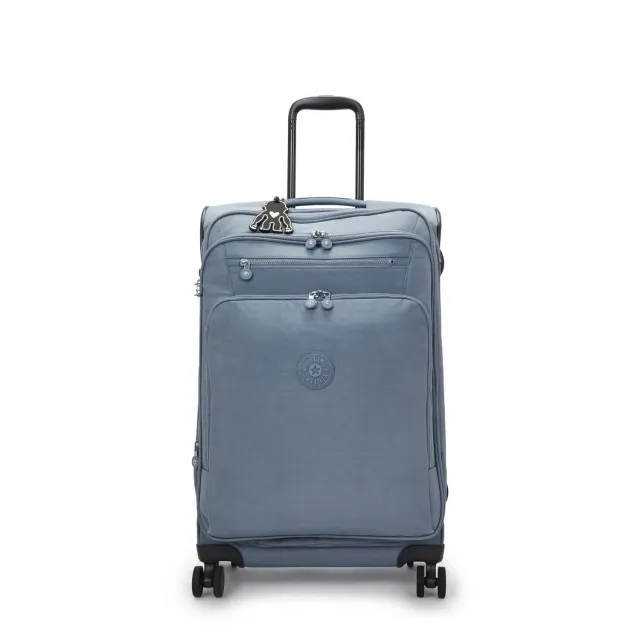 Kipling New Youri Spin M koffer Medium Blue Stone 4 wielen