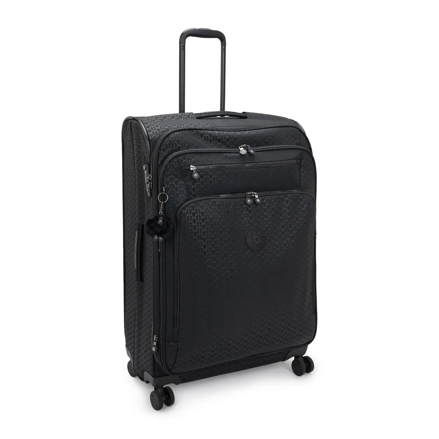 Kipling Youri Spin L koffer Signature Emb groot uitbreidbaar