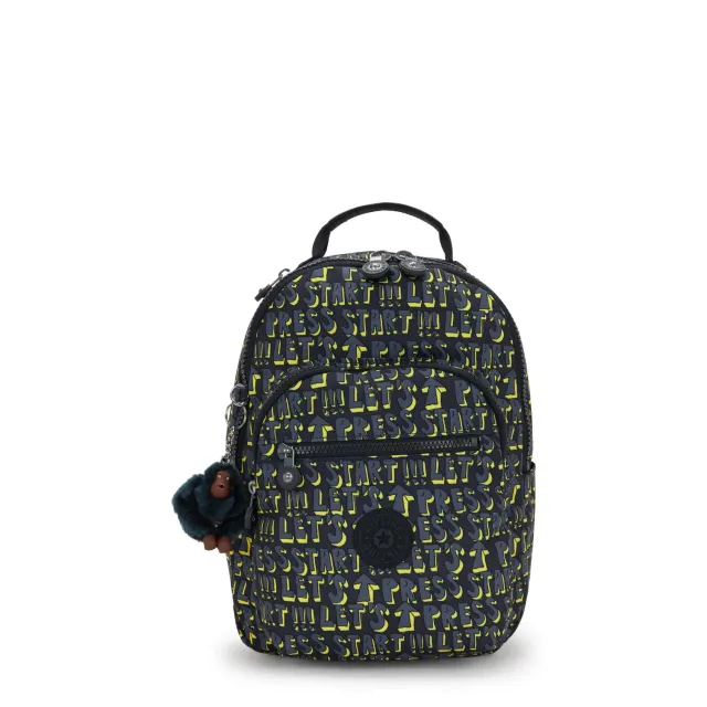 Kipling Seoul S rugzak Lets Play Print met tabletvak