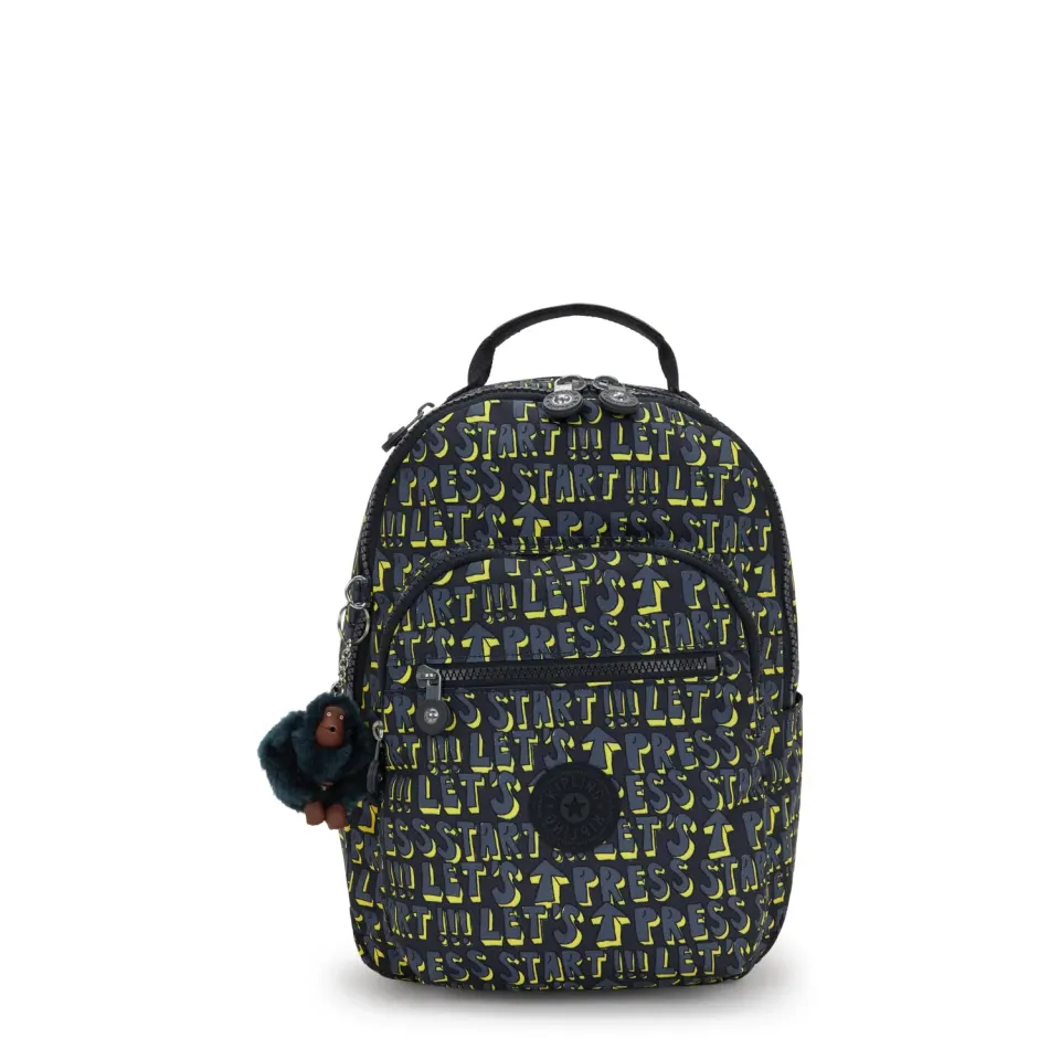 Kipling Seoul S rugzak Lets Play Print met tabletvak