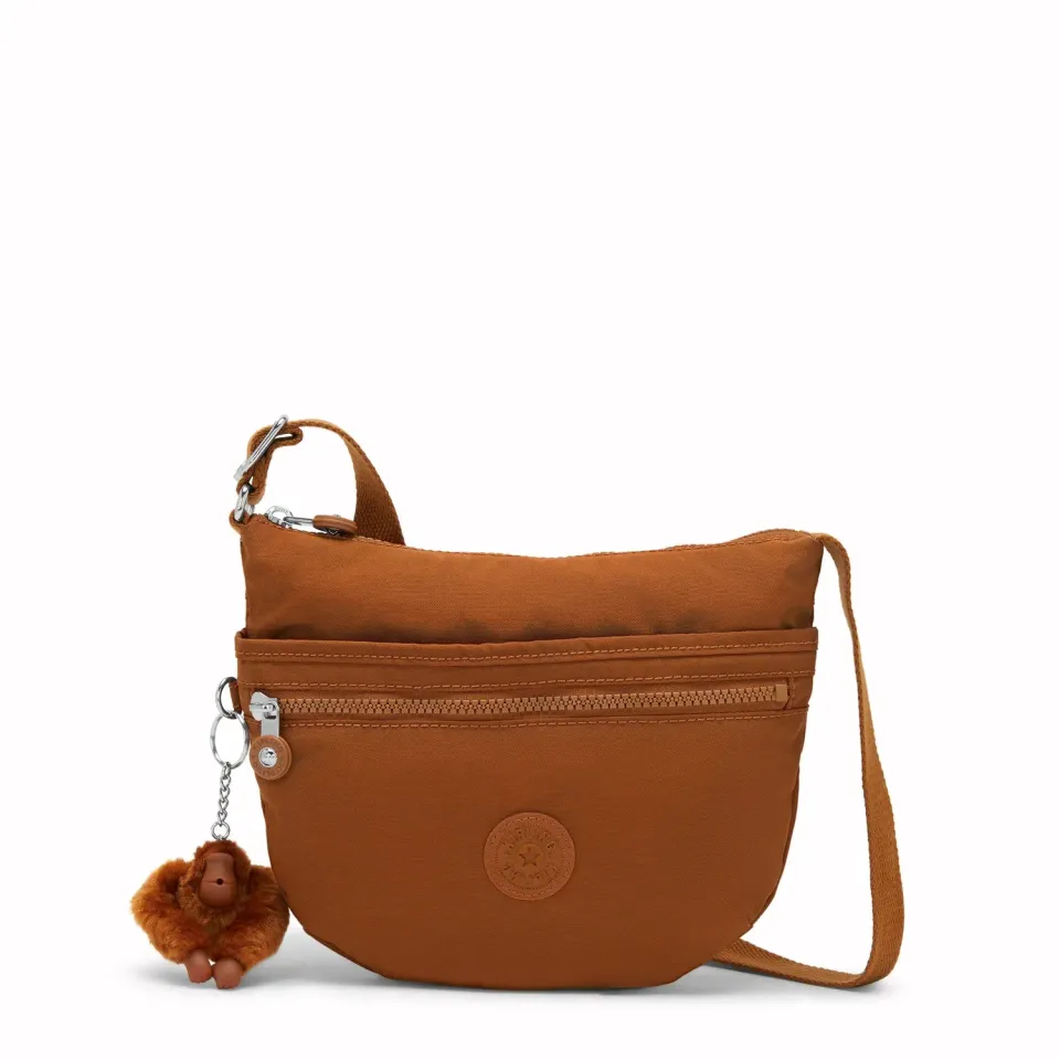 Kipling Arto S crossbody tas Stylish Mokka klein lichtgewicht