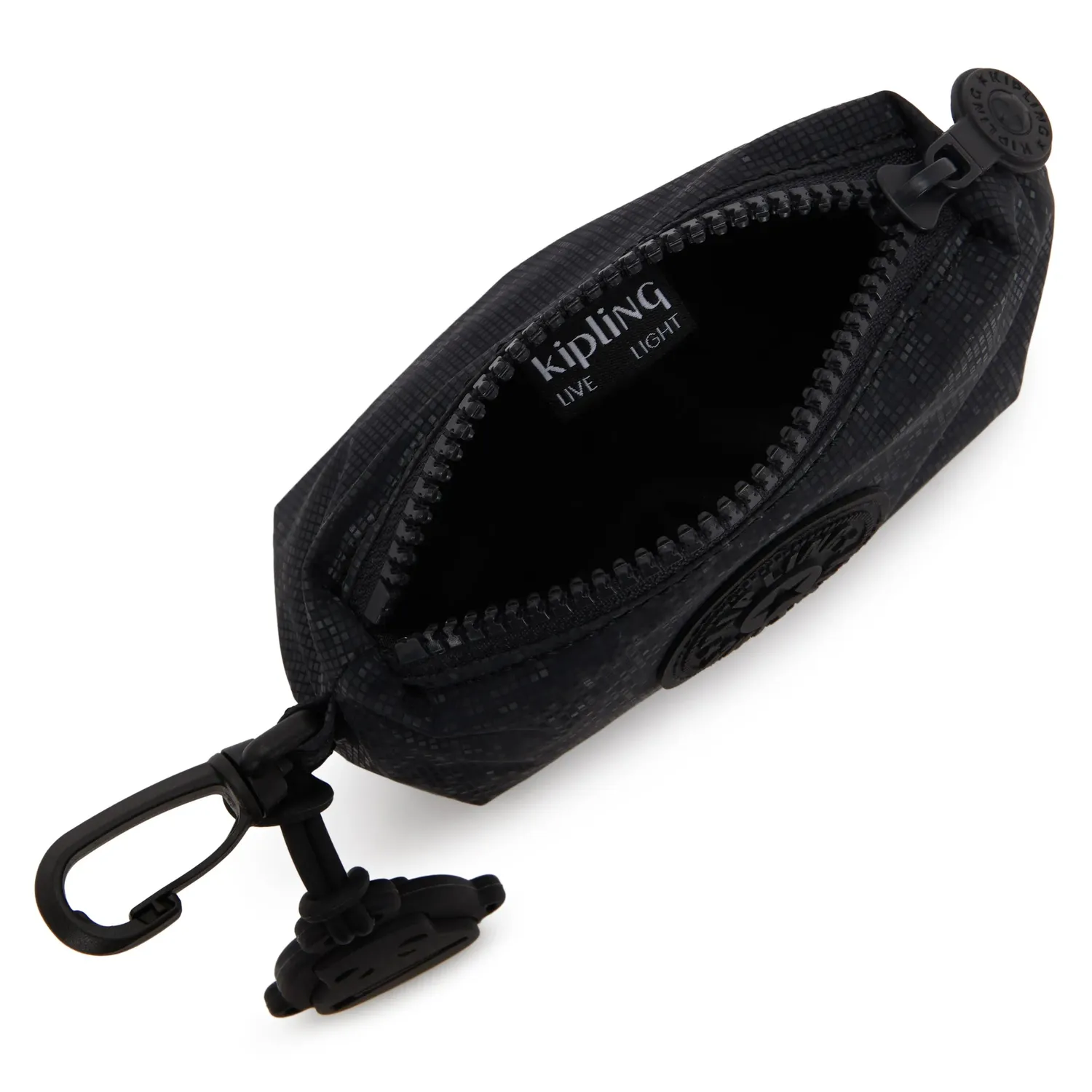Kipling Eleni Mini buideltasje Shiny Pixel klein met rits