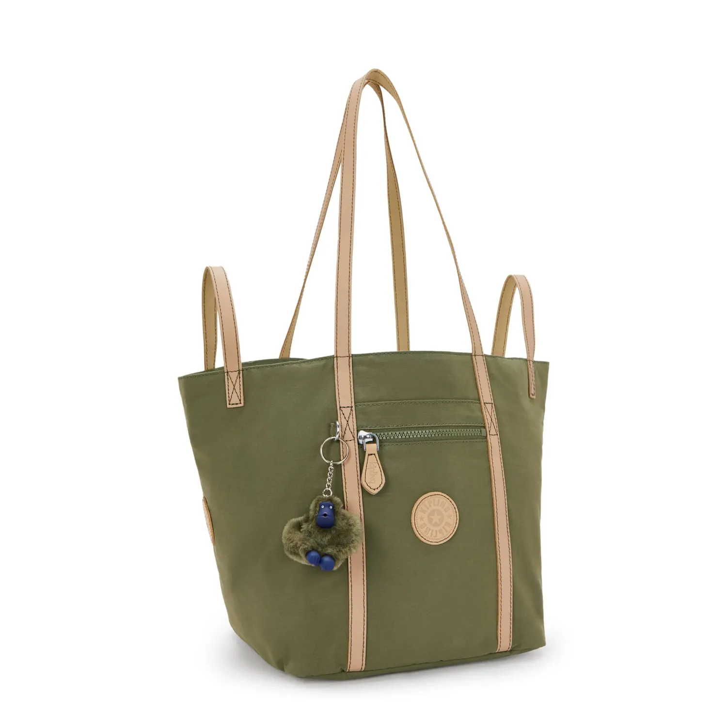 Kipling Raimo schoudertas Cotton Khaki klein