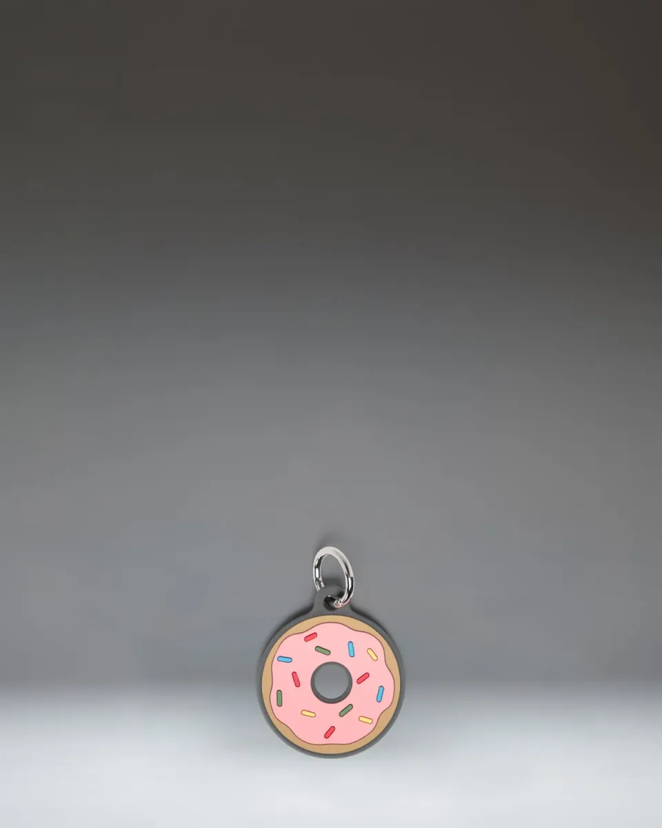 Herschel Donut Bag Charm tashanger Sprinkle Donut siliconen