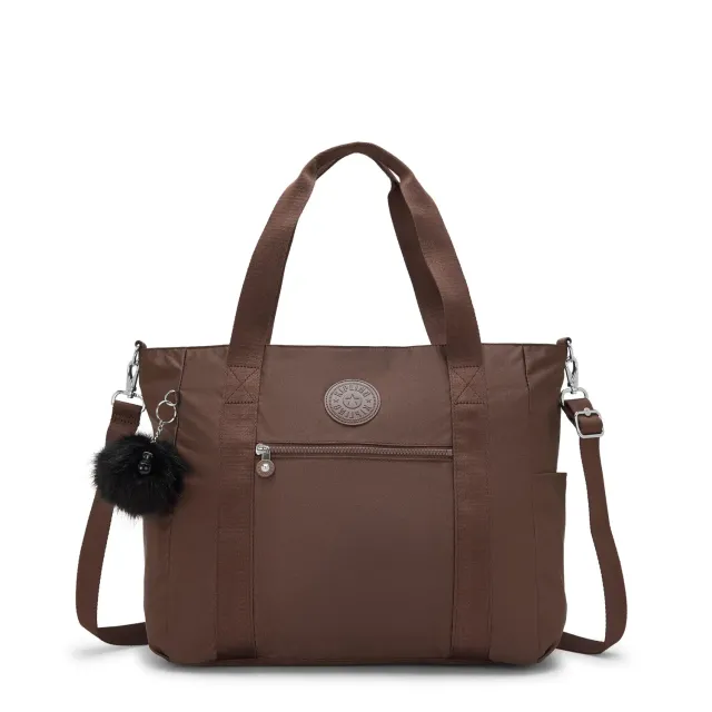Kipling Jayla totebag groot Espresso Twill werk
