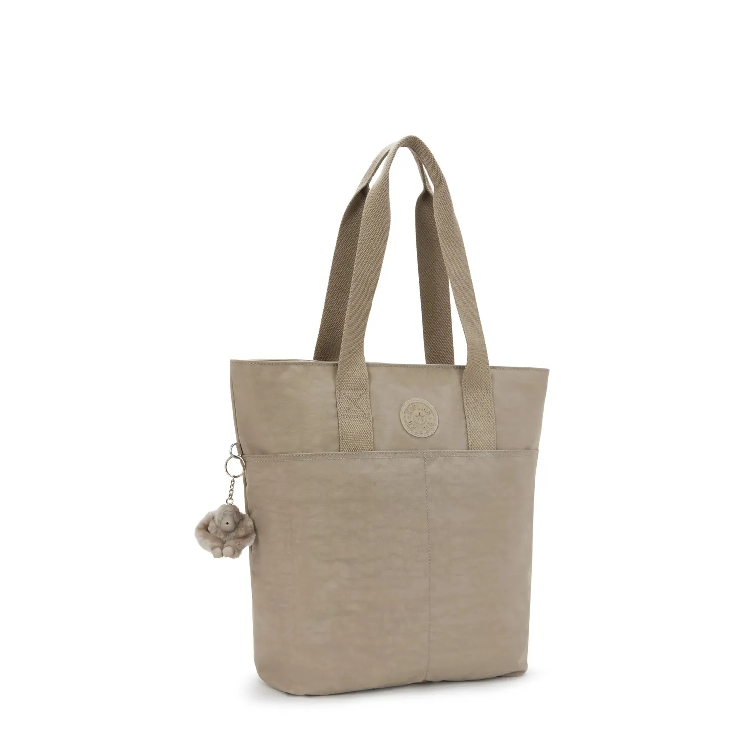 Kipling Hanifa shopper groot Soft Taupe 15 inch laptopvak