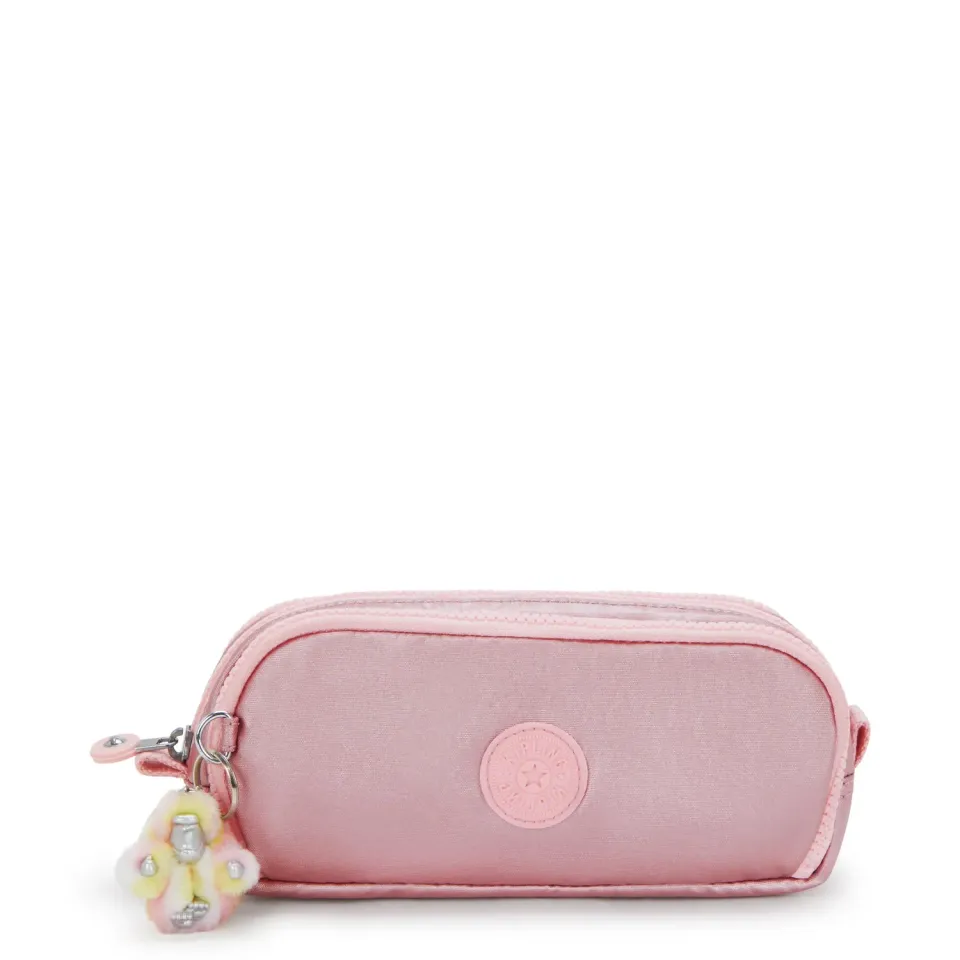 Kipling Gitroy pennenzak groot Bronze Pink Metallic 32 lussen
