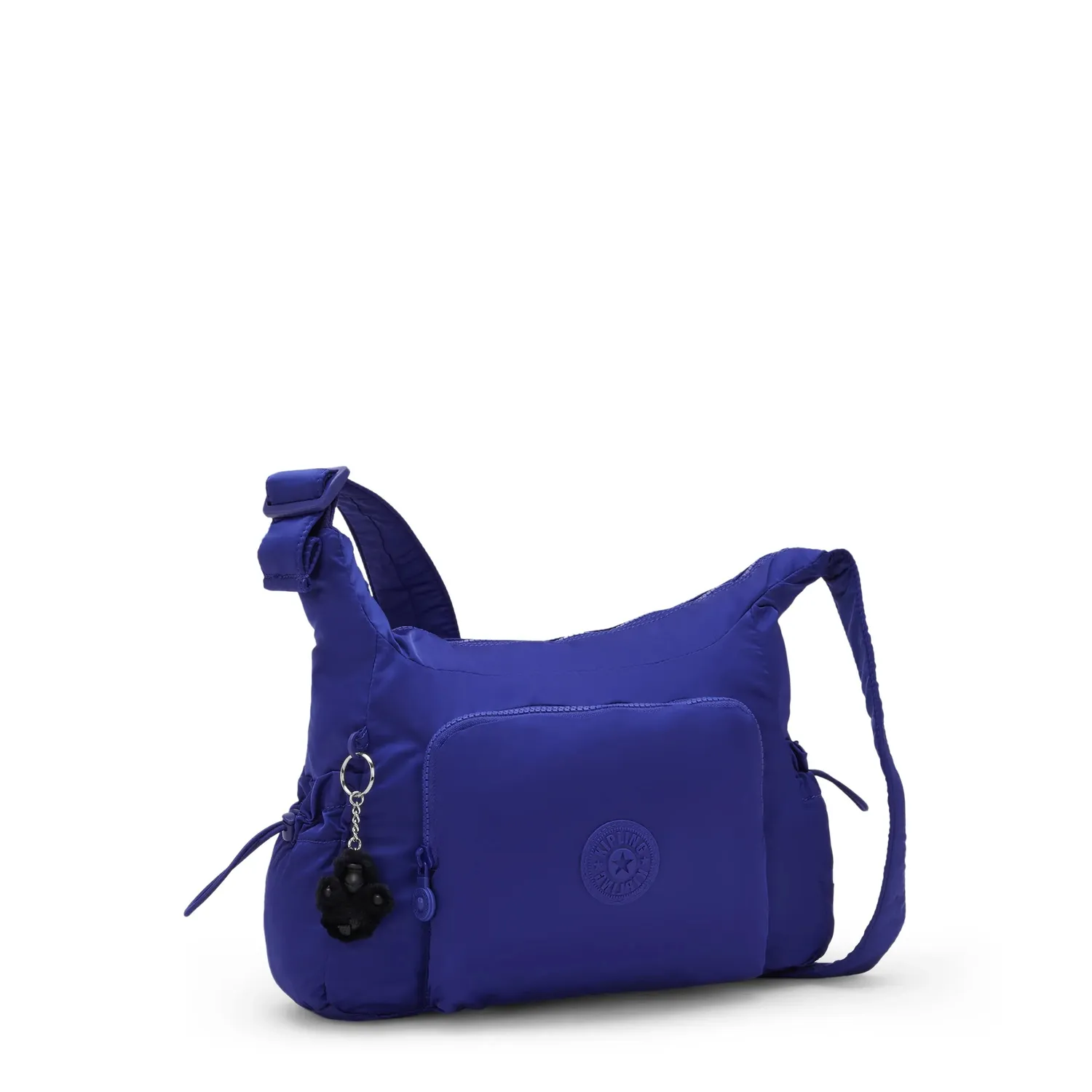 Kipling Gabb S crossbody tas Medium Entirely Cobalt met buitenvakken