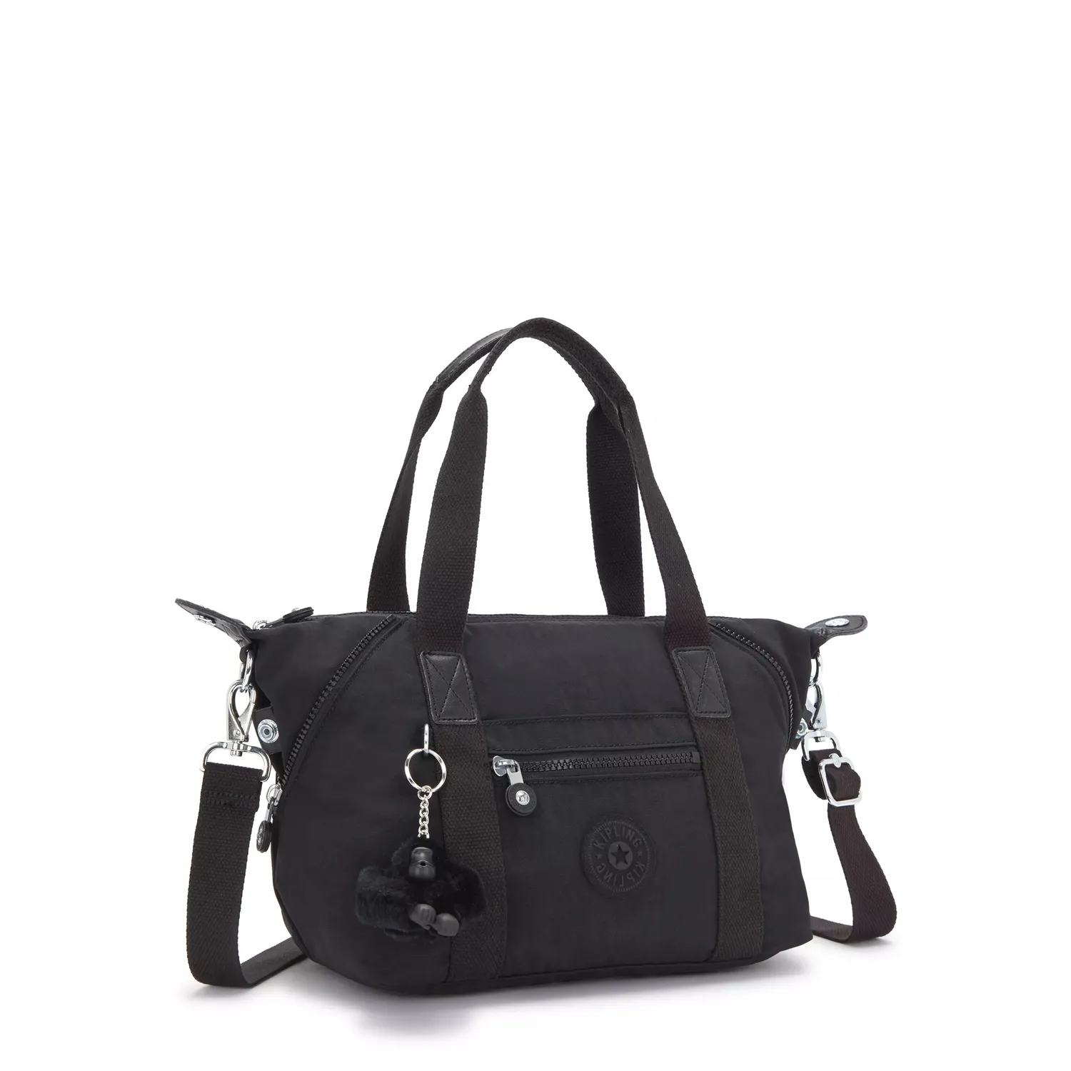 Kipling Art Mini handtas Black Noir klein waterafstotend