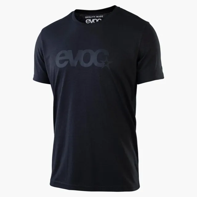 Evoc T-Shirt Logo Men T-shirt zwart hennep
