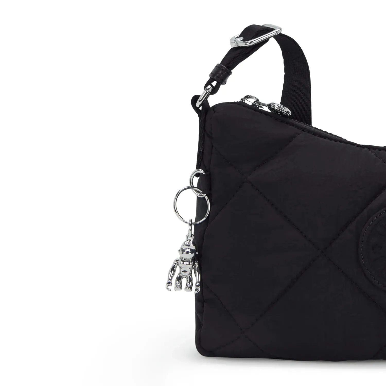 Kipling Ayda Up schoudertas Cosmic Black Quilt klein gewatteerd