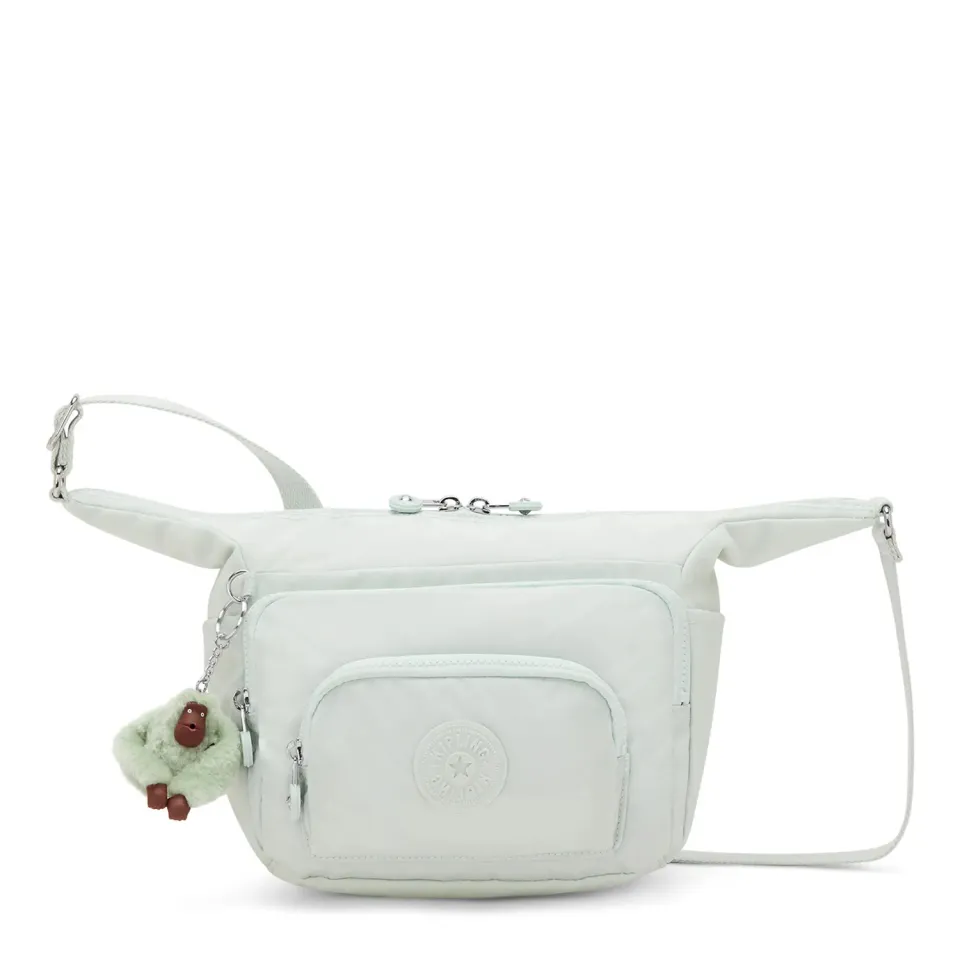 Kipling Erica S schoudertas Seaside Mint medium licht