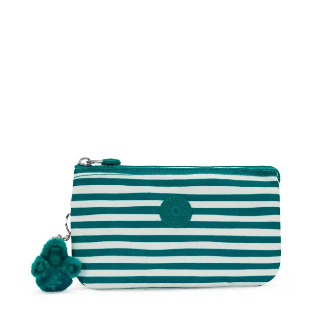 Kipling Creativity L pouch Groot Parasol Stripes gestreept