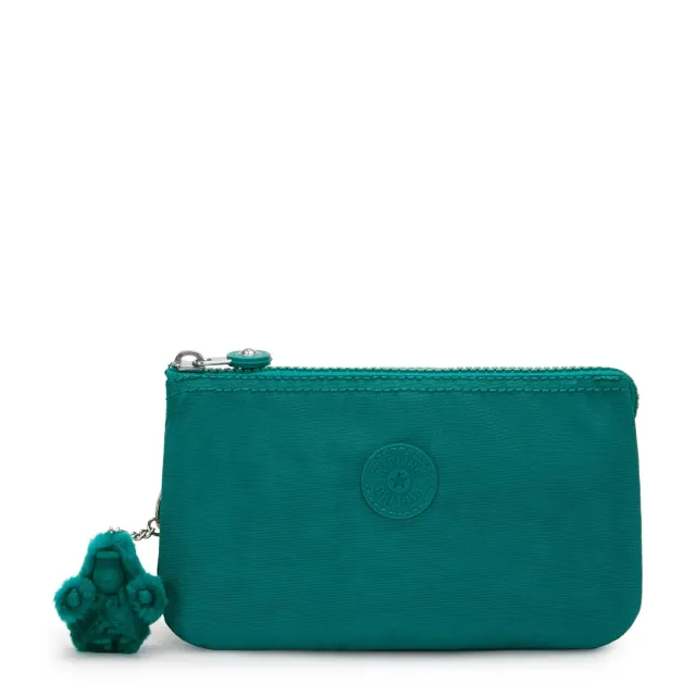 Kipling Creativity L etui Outspoken Green groot 3 vakken