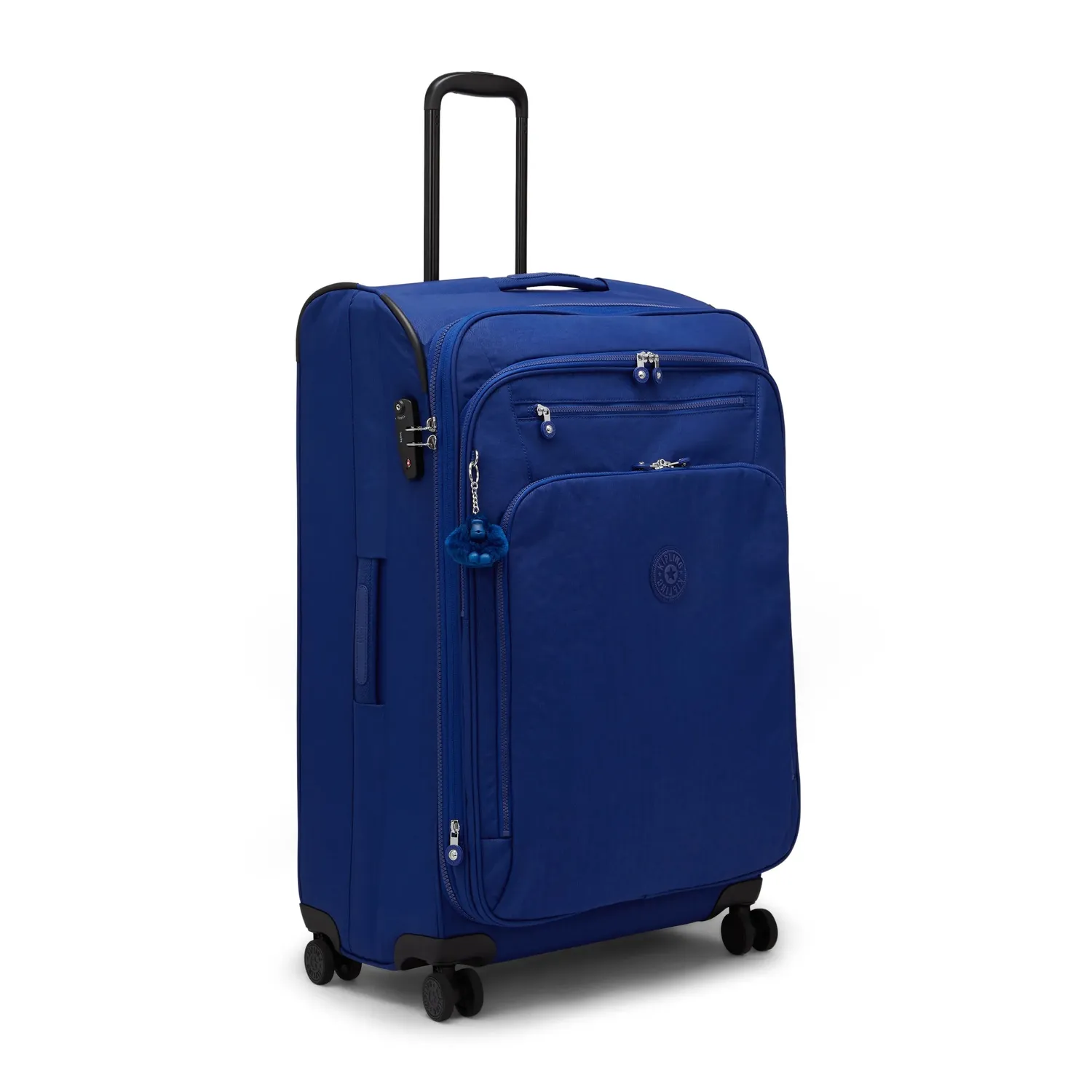 Kipling New Youri Spin L trolley Diamond Wave Emboss groot