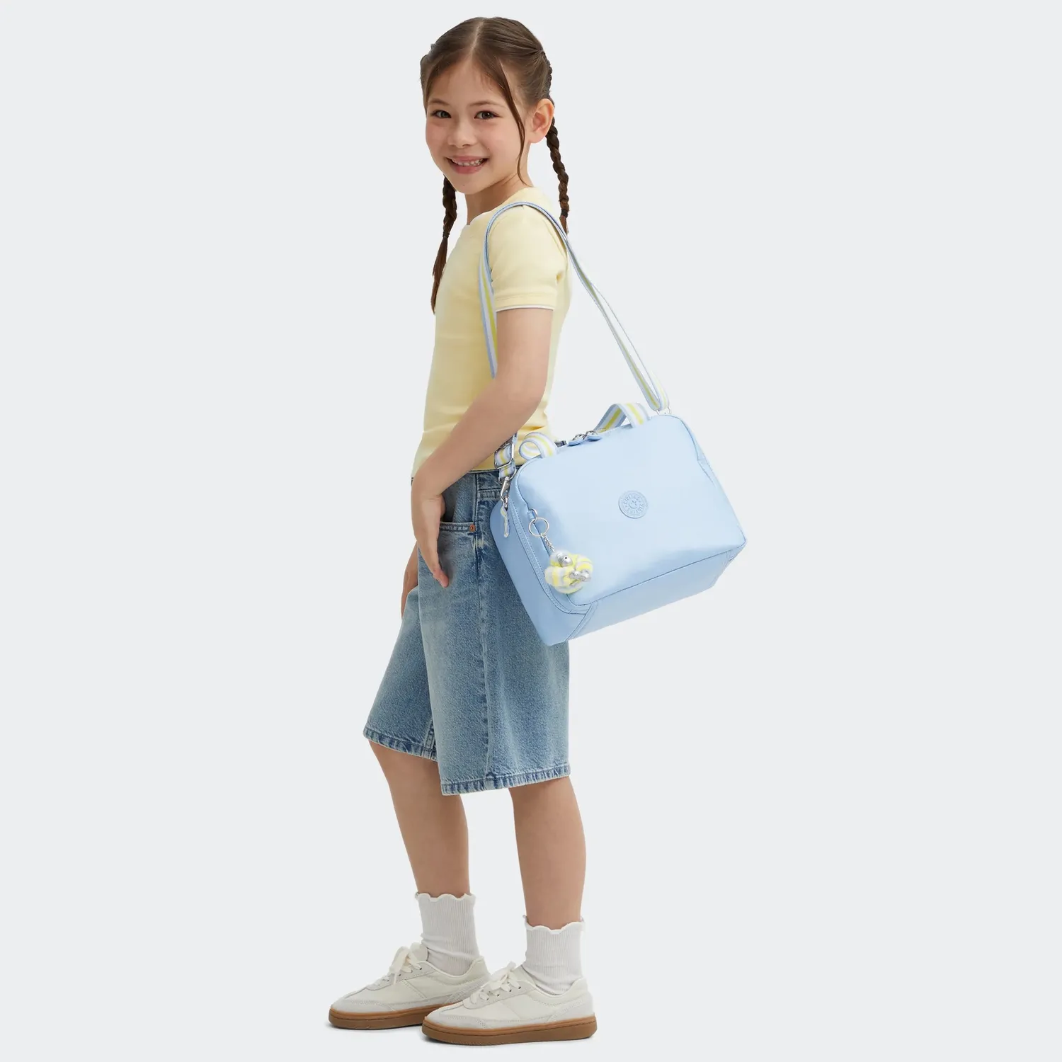 Kipling Miyo Lunchtas Groot Clear Sky Metallic koeltas
