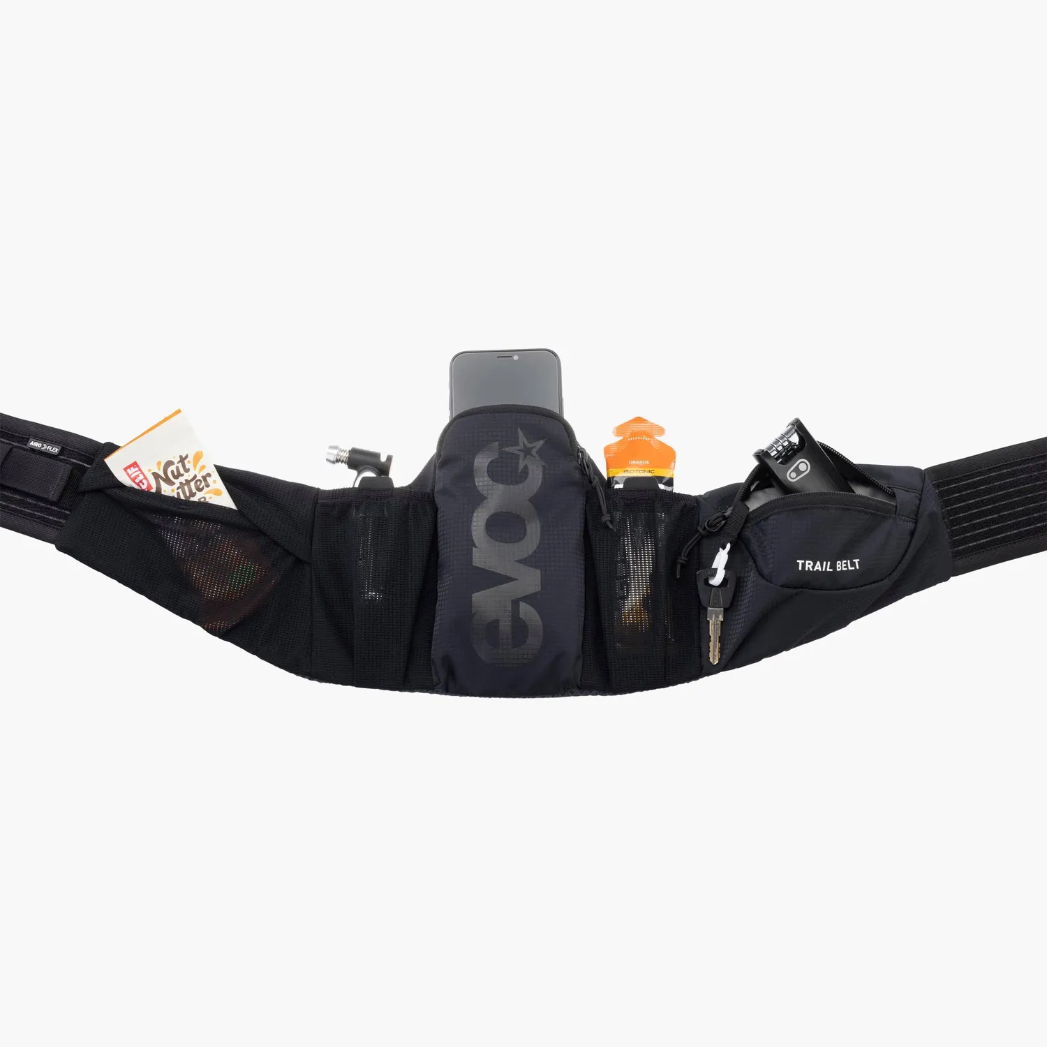 Evoc Trail Belt heuptas zwart voor 6,4 inch telefoon