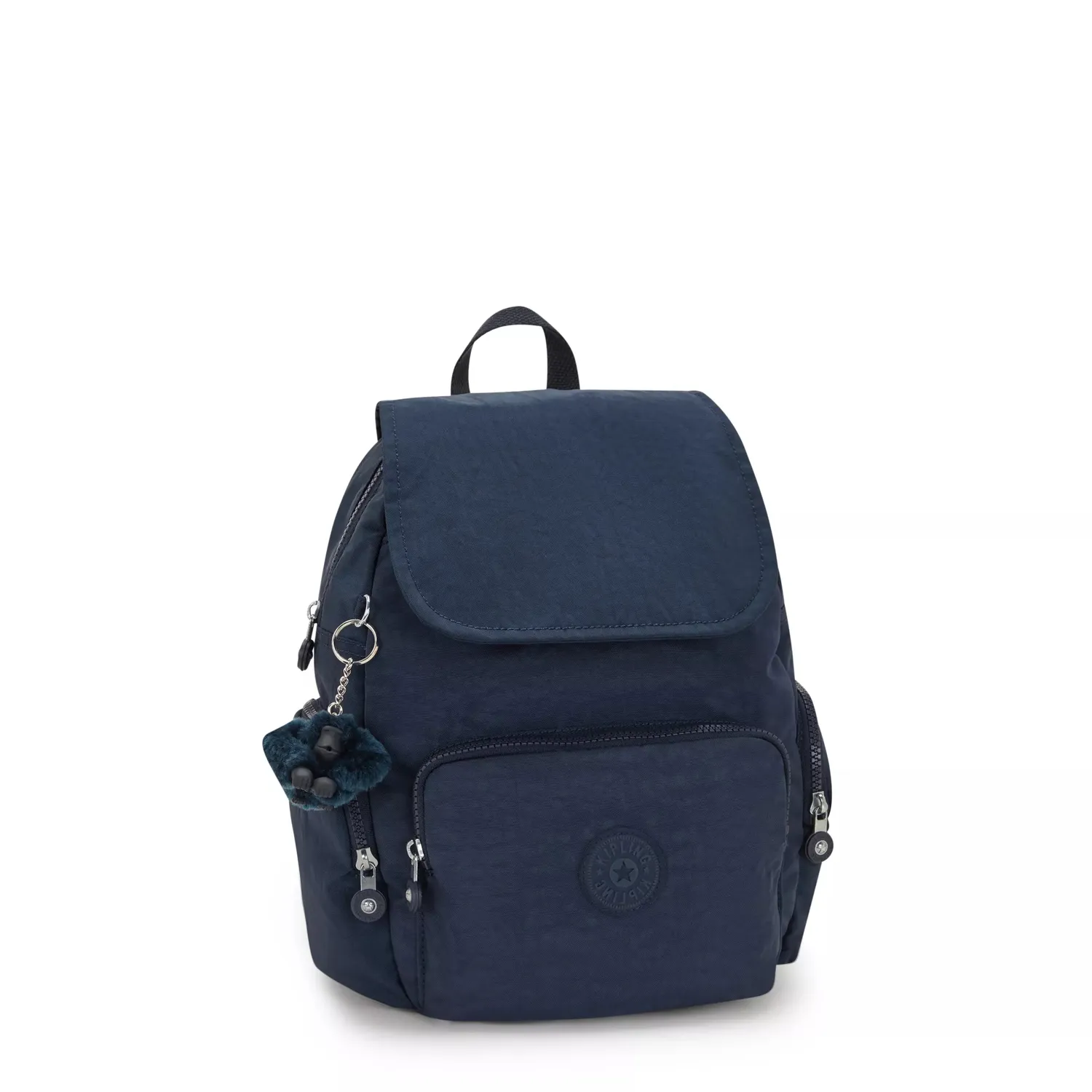 Kipling City Zip S rugzak Blue Bleu 2 klein met veel vakken