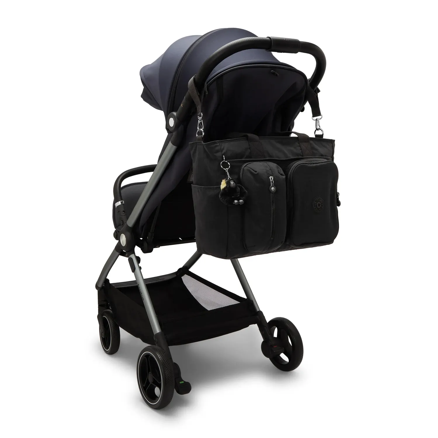 Kipling Babygear luiertas Tiny Black Noir medium met matje